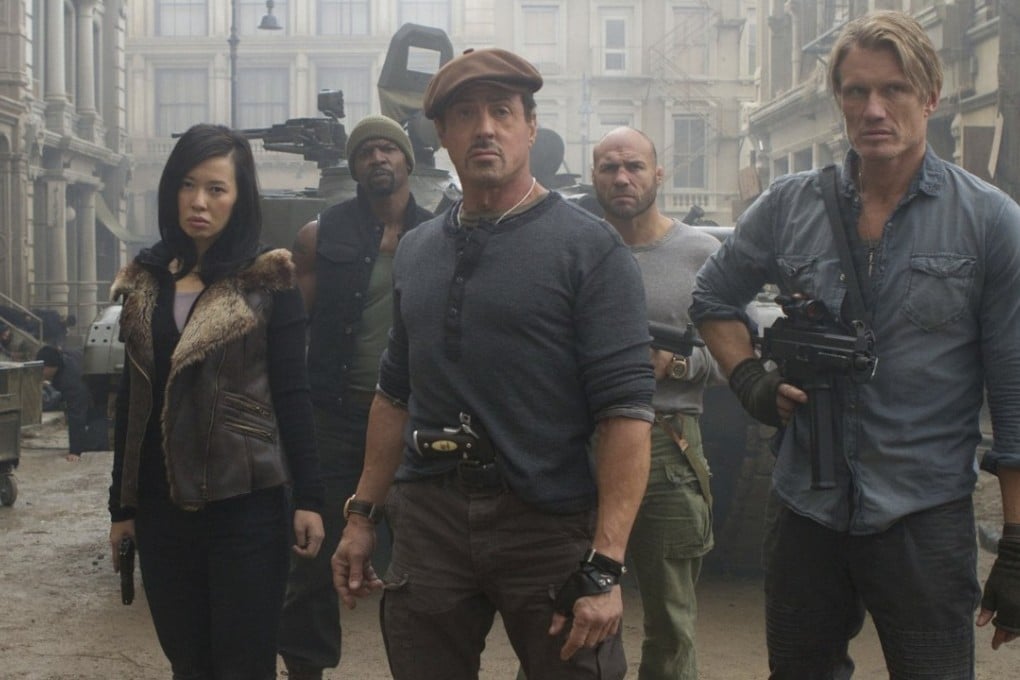 Rights to show 2012 film The Expendables, starring (front, from left) Nan Yu, Sylvester Stallone and Dolph Lundgren, in China went for 3.4 million yuan but it made 216 million yuan – encouraging more distributors to take a chance on foreign films.