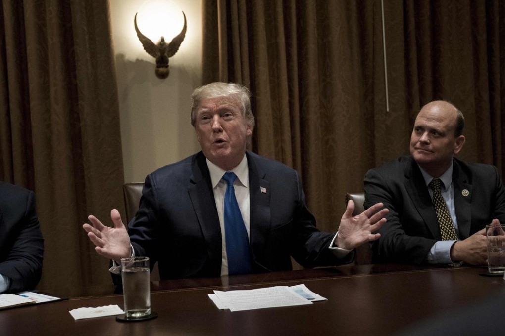 US President Donald Trump, who decided to block the acquisition of a US chip maker by Chinese investors. Photo: AFP