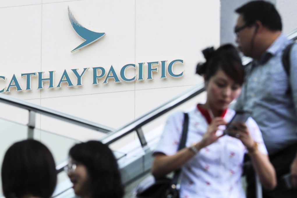 A Cathay Pacific Airways spokesman said the survey revealed ‘different views’ about the retirement age issue. Photo: Edward Wong