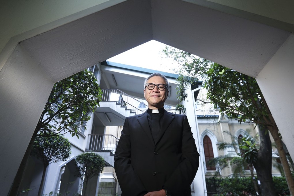 Anglican priest Rev Peter Koon Ho-ming is supervisor of St Stephen’s Girls’ College in Mid-Levels. Photo: Nora Tam