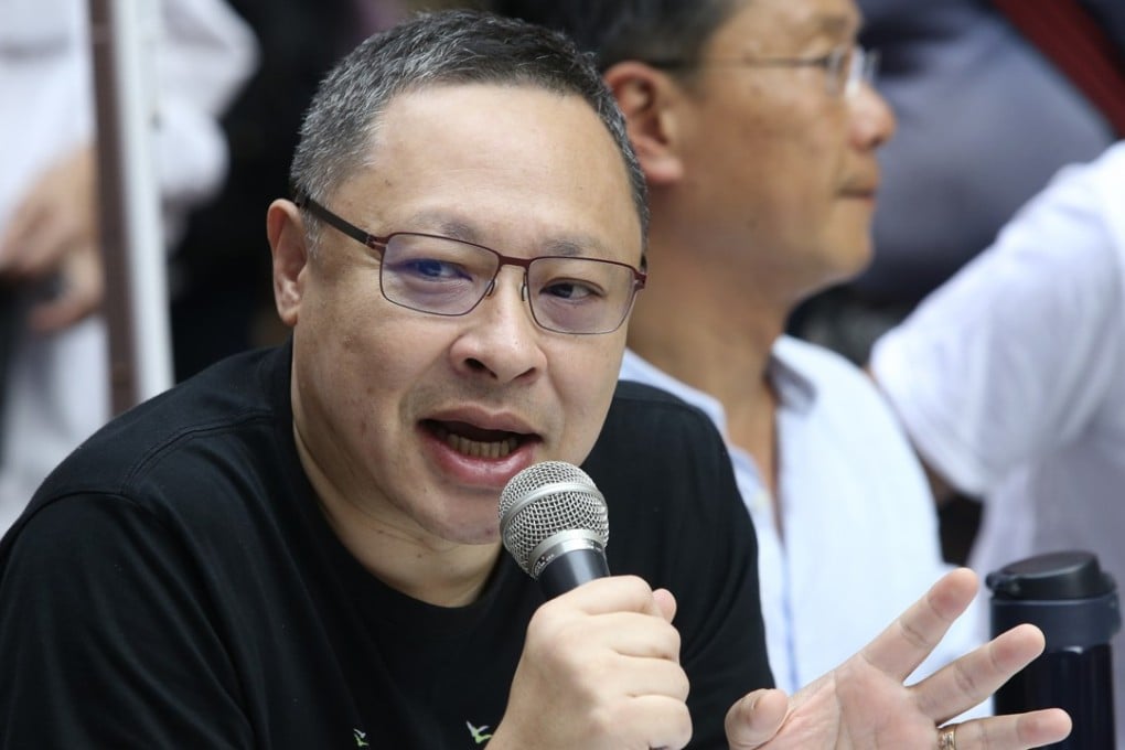 Benny Tai attended a public forum on Sunday. Photo: Handout
