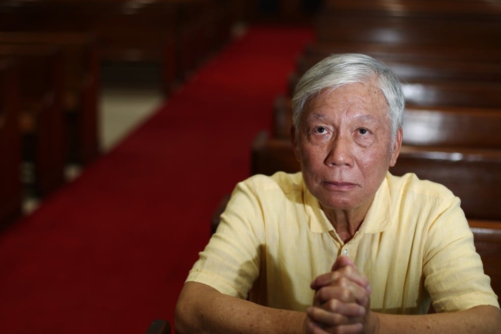 Occupy Central co-founder Reverend Chu Yiu-ming poses for a picture at Chai Wan Baptist Church. Photo: Nora Tam