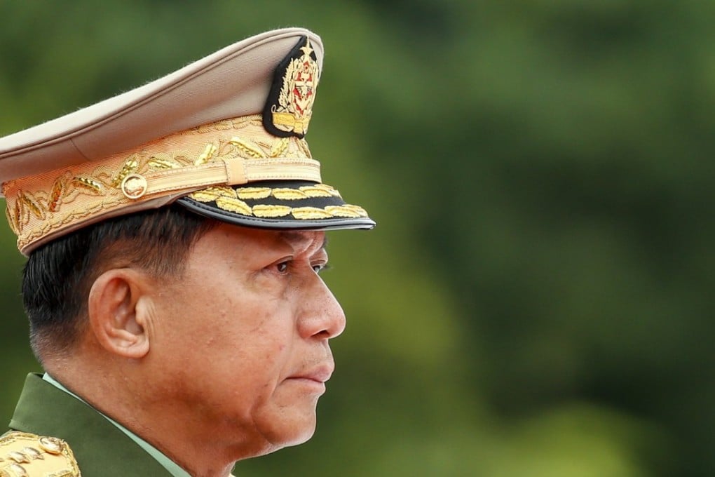 Myanmar’s army chief General Min Aung Hlaing has urged the country to unite over the ‘issue’ of the Rohingya. Photo: EPA
