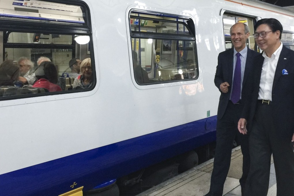 ‘Some companies in London, Sweden and Australia are interested in our property and rail business model’: Frederick Ma, pictured in London. Photo: Denise Tsang