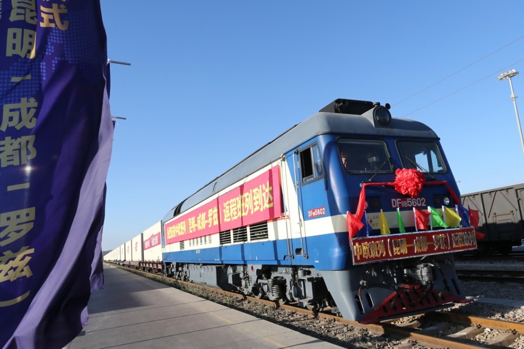 The 10,000km Chengdu-Europe Express Rail enables Chinese exporters to deliver goods to Poland in 10 days and Germany in 14. Photo: ImagineChina