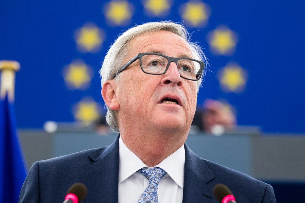 Beijing said it was concerned by a proposal made by European Commission chief Jean-Claude Juncker in his state-of-the-union speech that would make it harder for China to buy European companies. Photo: Bloomberg