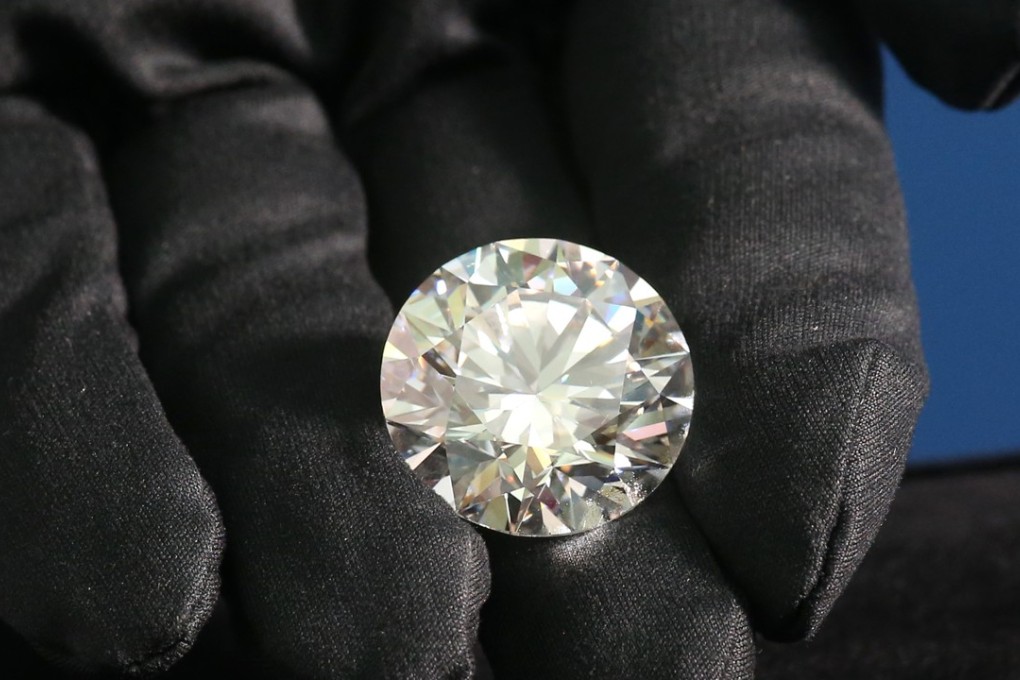 The 51.38-carat cut diamond is the largest ever produced in Russia. Photo: K. Y. Cheng