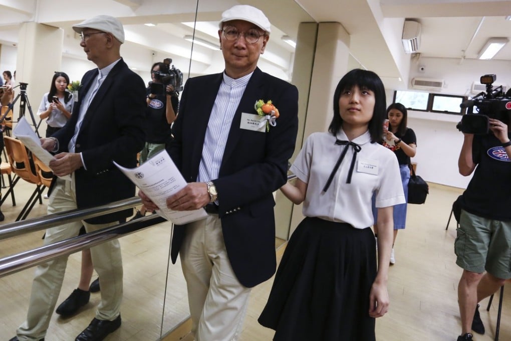 Tsang Tsz Kwan, the first winner of the “Fly High Overseas Postgraduate Scholarship” for the disabled students. Photo: Jonathan Wong