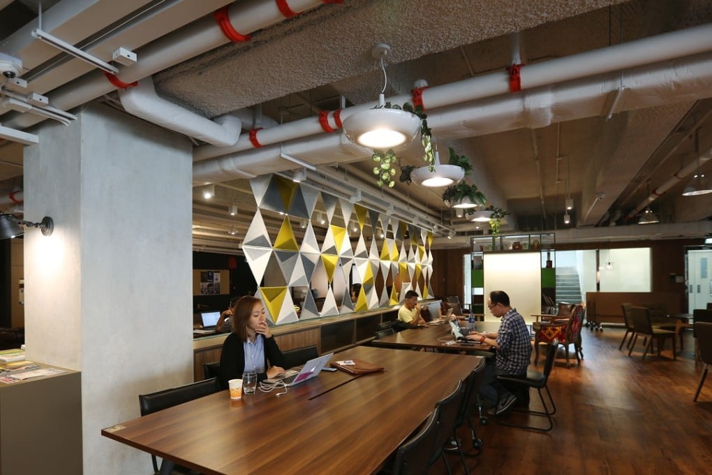 The co-working space The Wave is located in a converted industrial building in Kwun Tong. Photo: Xiaomei Chen
