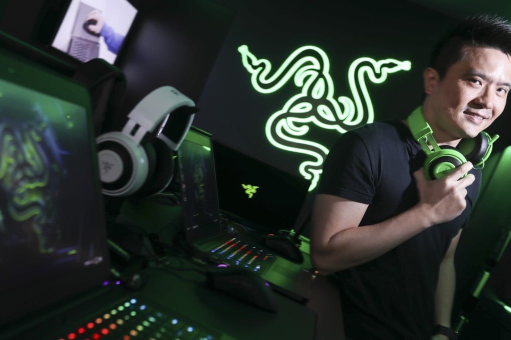 Co-Founder and Chief Executive Officer of Razer, Tan Min-liang at the Razer Store in Causeway Bay. Photo: SCMP/Nora Tam
