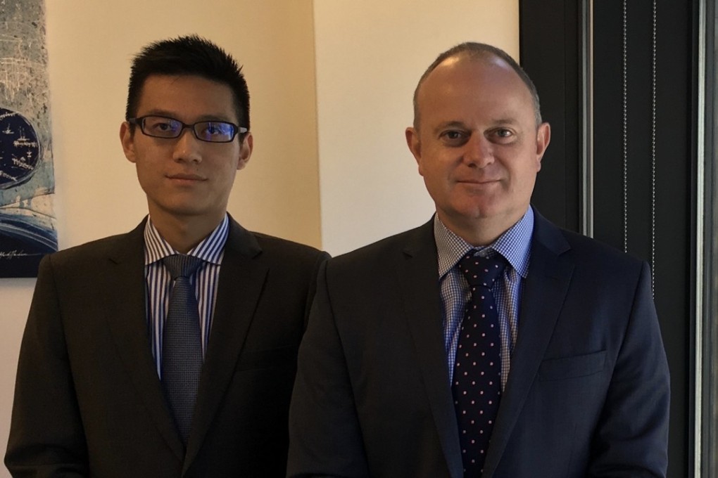 (From left) Directors Eric Sun and Ross McDowall
