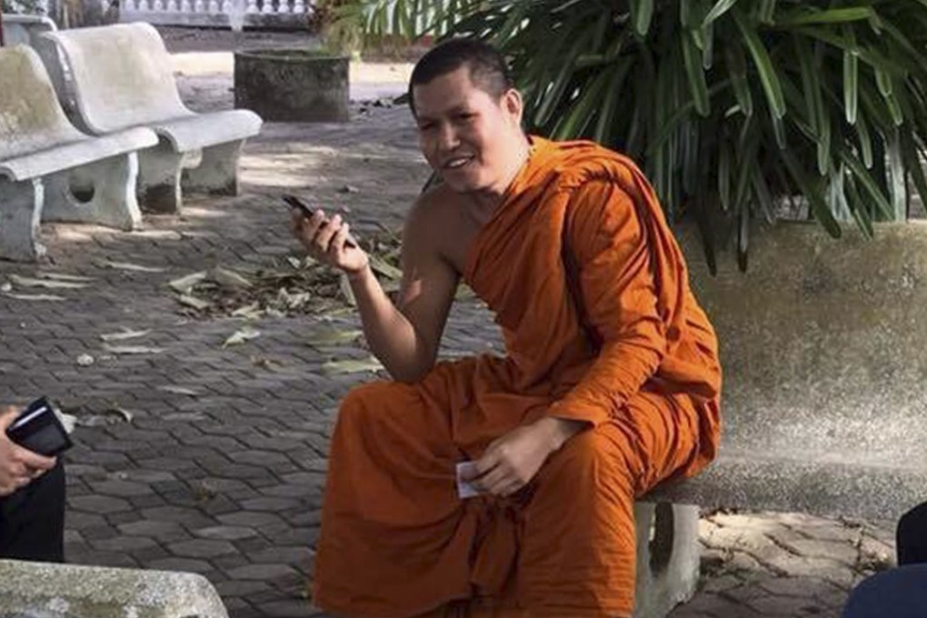 Buddhist monk Apichart Punnajanto. Photo: AP