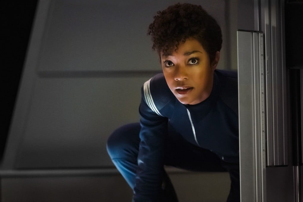 Sonequa Martin-Green as First Officer Michael Burnham in Star Trek: Discovery. Photo: Jan Thijs