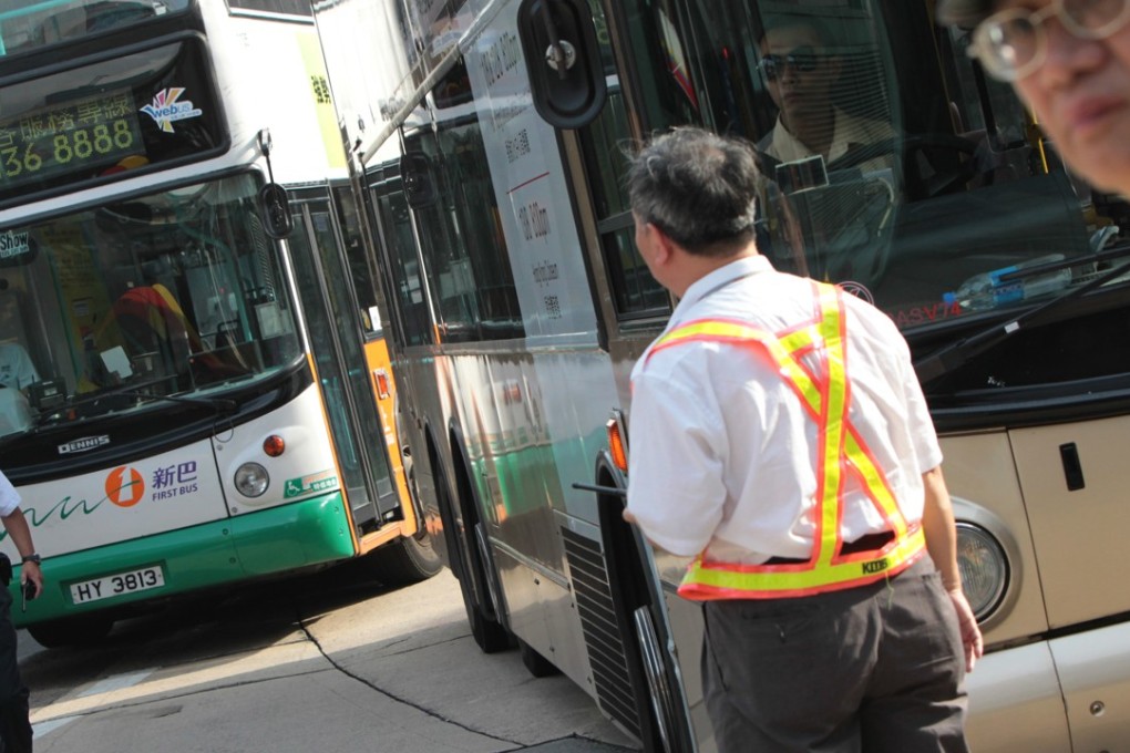 A survey last year showed 97 per cent of Hong Kong bus drivers polled worked overtime. Photo: David Wong