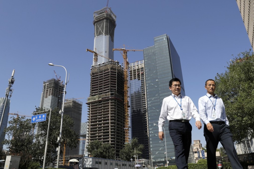 China’s growth has been buoyed in part by its red-hot property sector. Photo: AP
