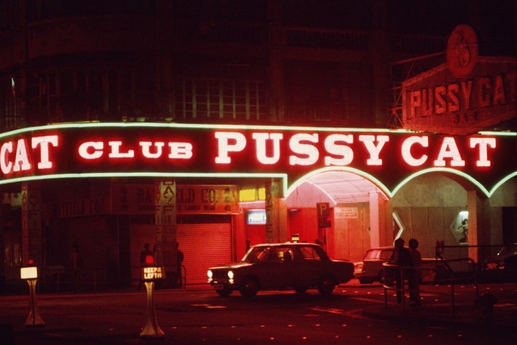 The Pussy Cat Club in Wan Chai in 1974, one of the images of Hong Kong’s neon nightscape to feature in an exhibition opening in October. Photo: Greg Girard
