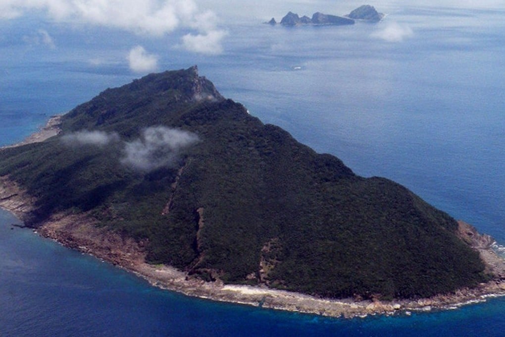 An aerial picture of the disputed Diaoyu Islands in the East China Sea, which are known in Japan as the Senkaku. Photo: Jiji Press