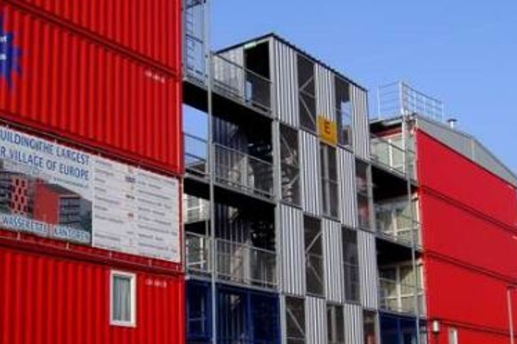 Shipping containers converted to housing. Photo: Handout
