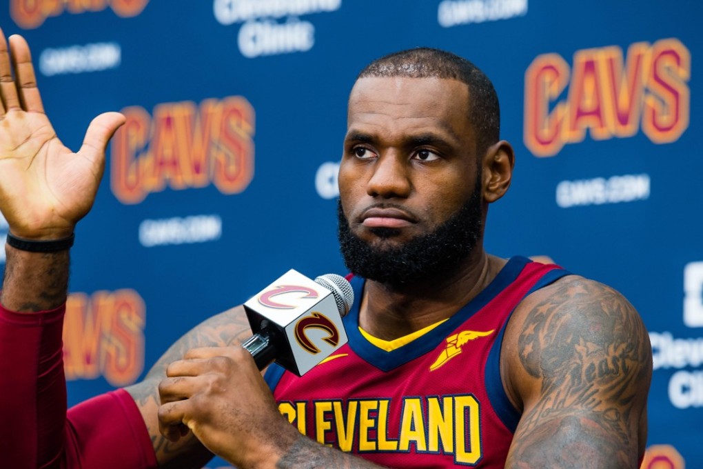 LeBron James slammed Trump at a press conference. Photo: AFP