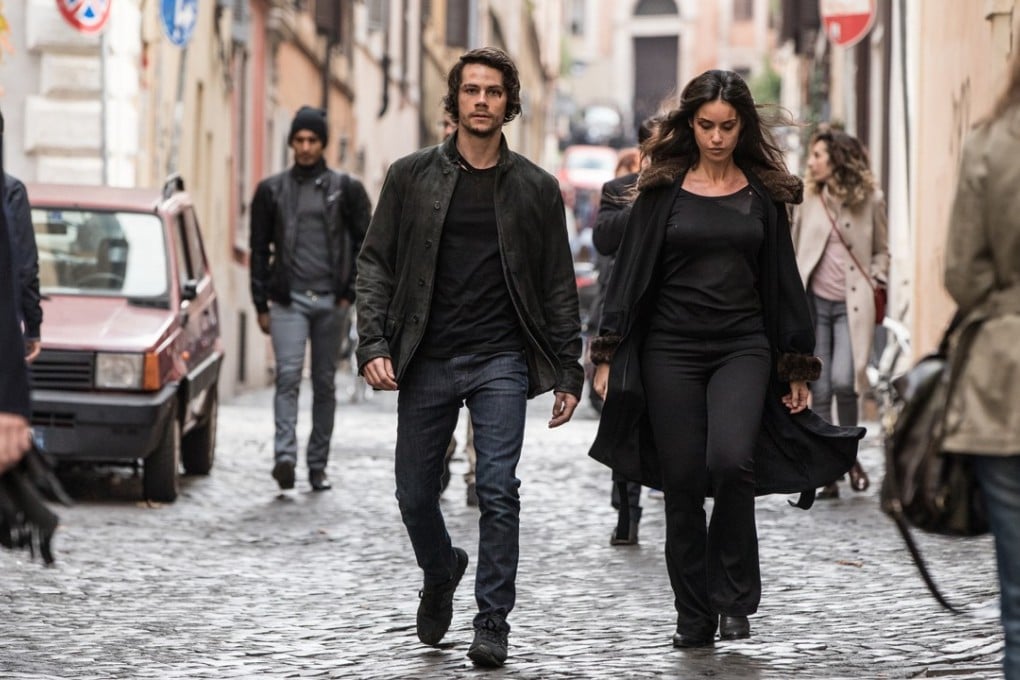 Dylan O'Brien and Shiva Negar in a still from American Assassin (category IIB), directed by Michael Cuestra.