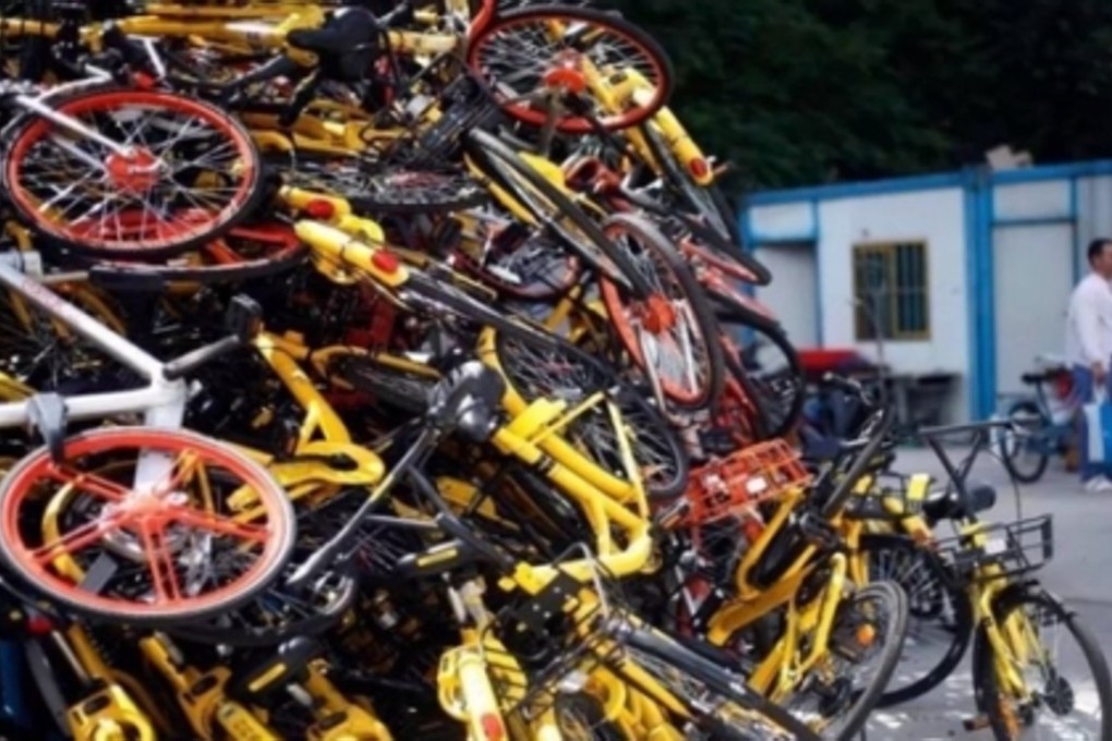 Many of the bikes have been dumped by hospital staff and visitors. Photo: Handout