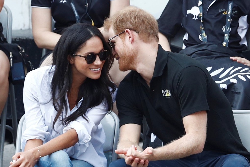 Britain’s Prince Harry and his girlfriend actress Meghan Markle watch the wheelchair tennis event during the Invictus Games in Toronto, Ontario, Canada, on September 25, 2017. Photo: Reuters