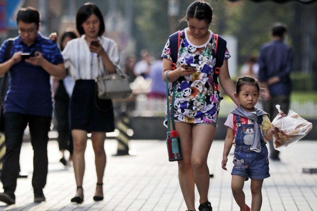 Internet regulators in China – where 95 per cent of its internet users are on mobile – have slapped the heaviest fines on WeChat, Weibo and Baidu over banned contents. Photo: AP