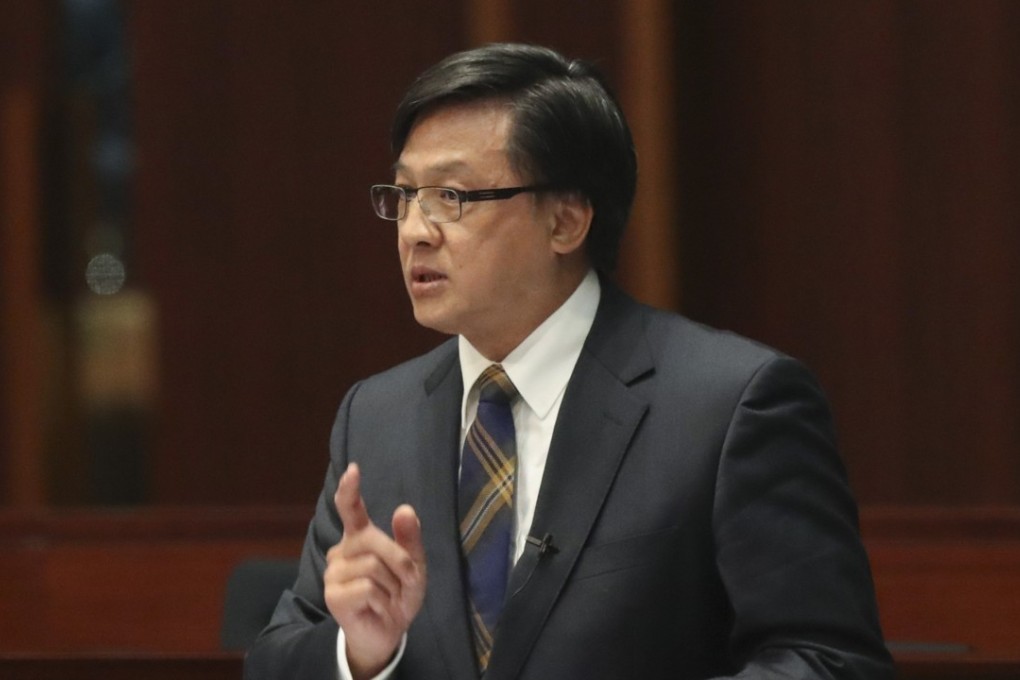 Lawmaker Junius Ho Kwan-yiu at the Legislative Council in Tamar in June. Photo: Nora Tam