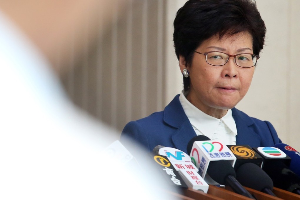 Chief Executive Carrie Lam enjoyed a 19 per cent of approval rate when she took office in early July. Photo: David Wong