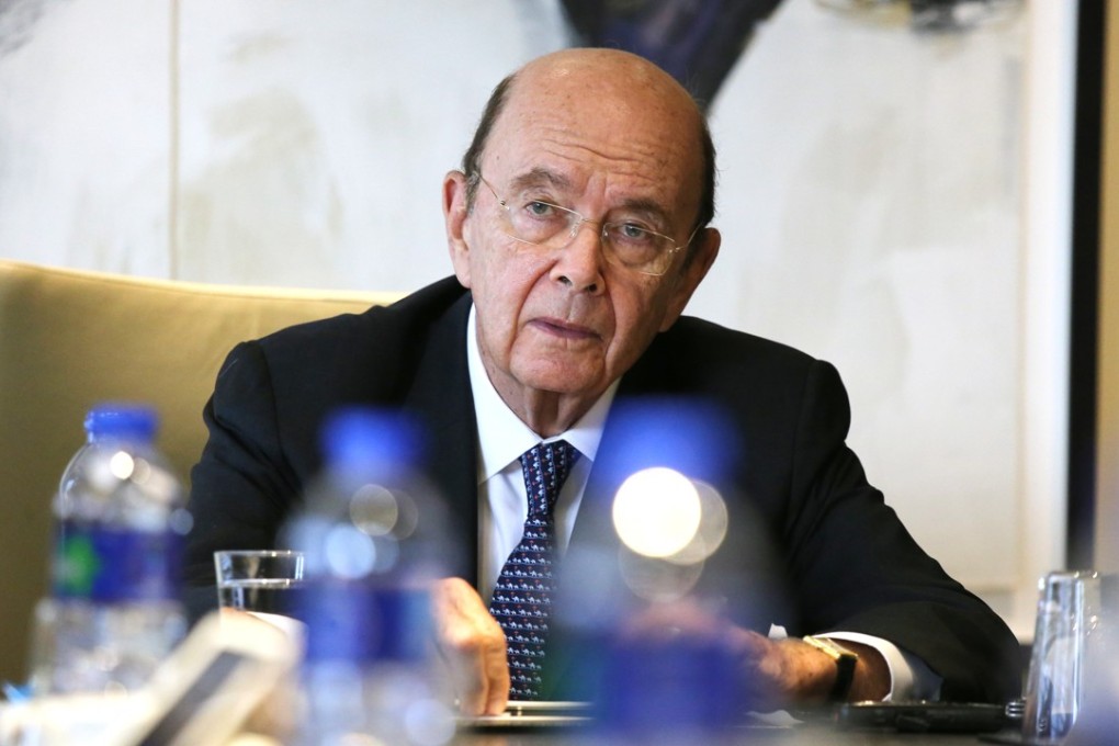 US Secretary of Commerce Wilbur Ross was speaking to reporters in Hong Kong. Photo: SCMP