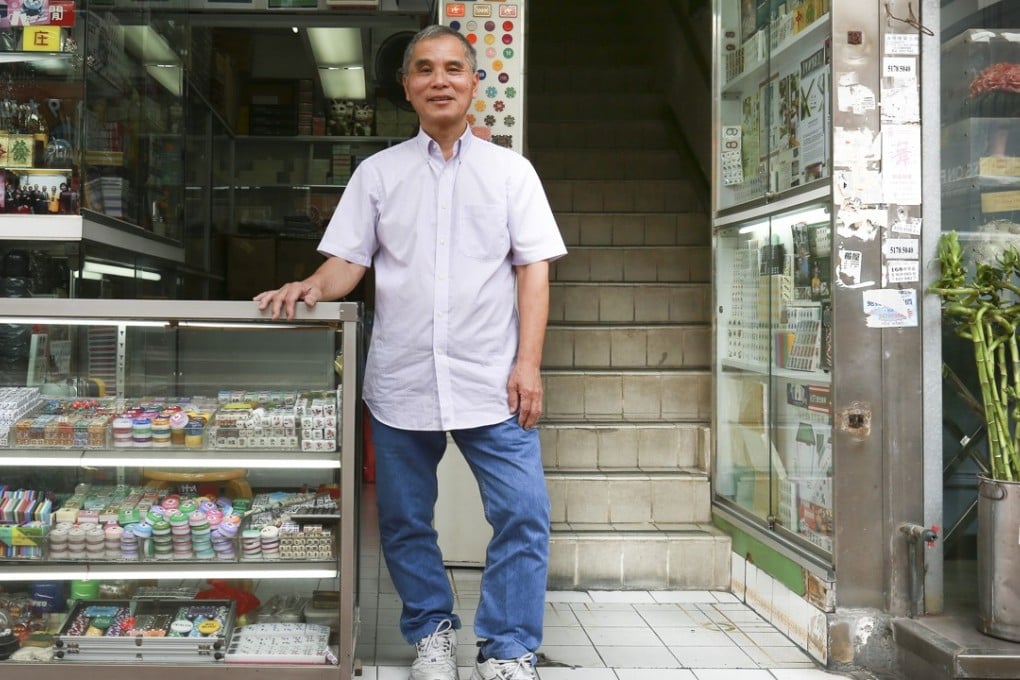 Biu Kee Mahjong owner Cheung Shun-king at his shop in Jordan. Photo: May Tse