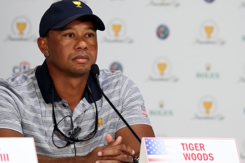Presidents Cup captain’s assistant Tiger Woods of the US Team has admitted he may be forced to end his own playing career. Photo: EPA