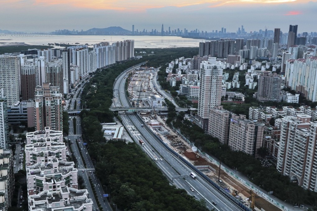 The Beijing-Hong Kong-Macau expressway site in Shenzhen. Photo: Roy Issa