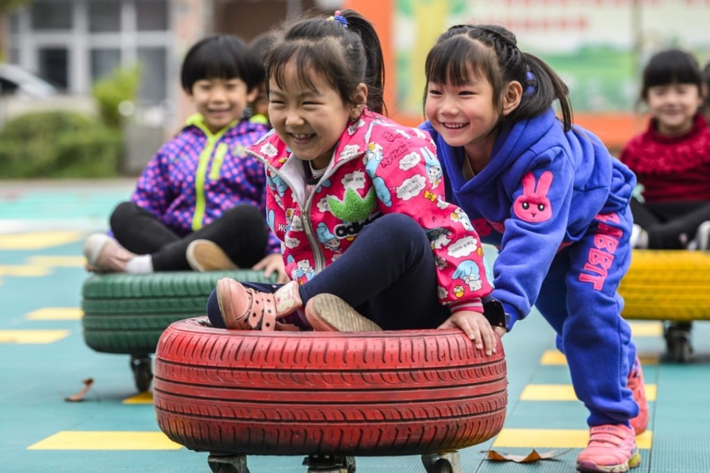 China’s early childhood education market is set to reach 200 billion yuan this year, according to China Online Education Institute. Photo: Xinhua
