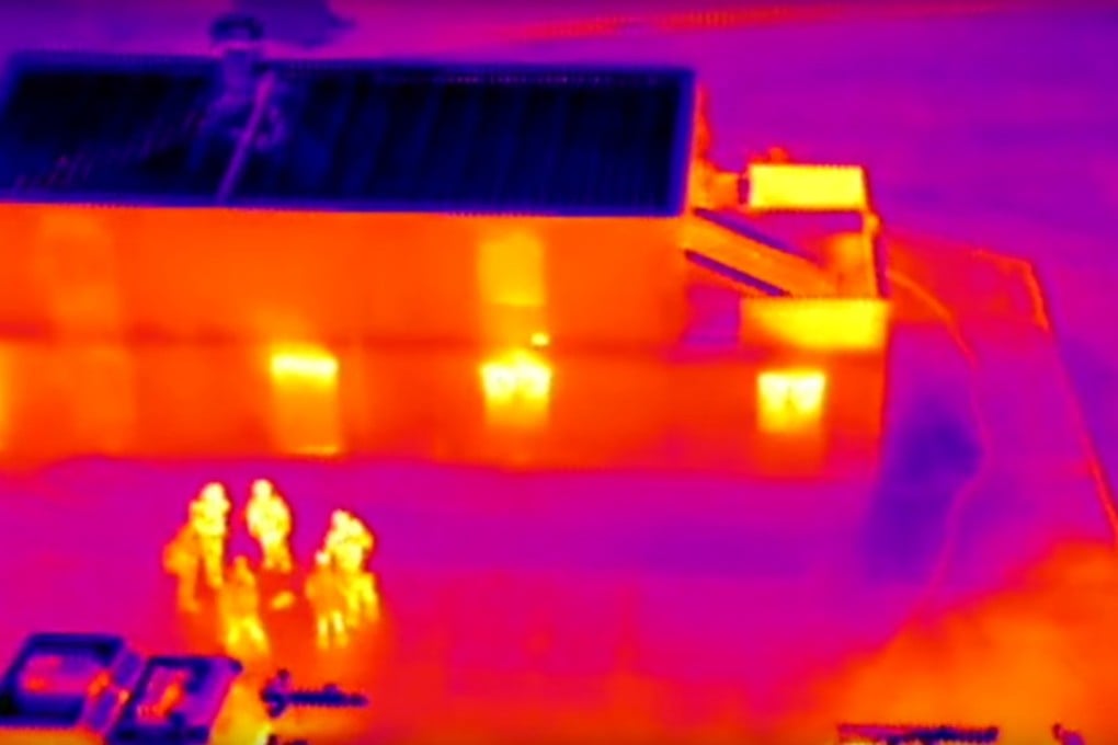 Hong Kong police are trying out thermal drones made by the Chinese company DJI, which recently had its equipment banned the US military. Photo: Handout