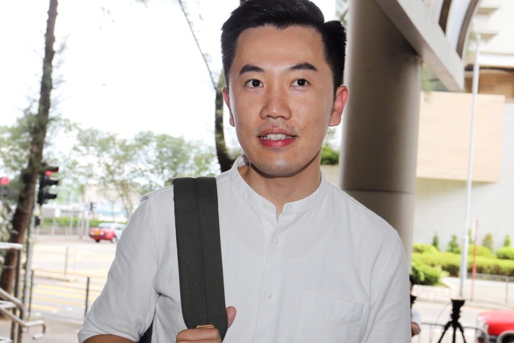 Cheng Chung-tai at Eastern Court on Friday. Photo: Dickson Lee