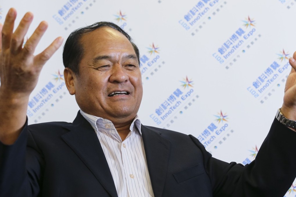 Deep-sea scientist Liu Xincheng at the InnoTech Expo in Hong Kong on Thursday. Photo: Dickson Lee