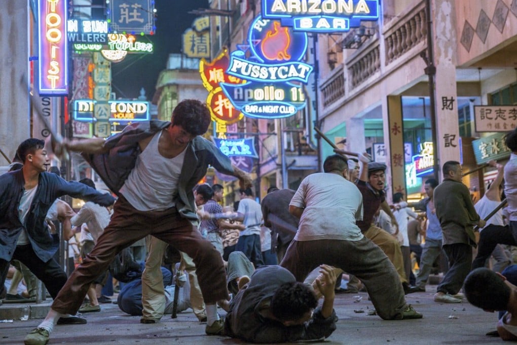 Bodies pile up in a gang fight set in a Hong Kong red-light district in Wong Jing’s Chasing the Dragon.