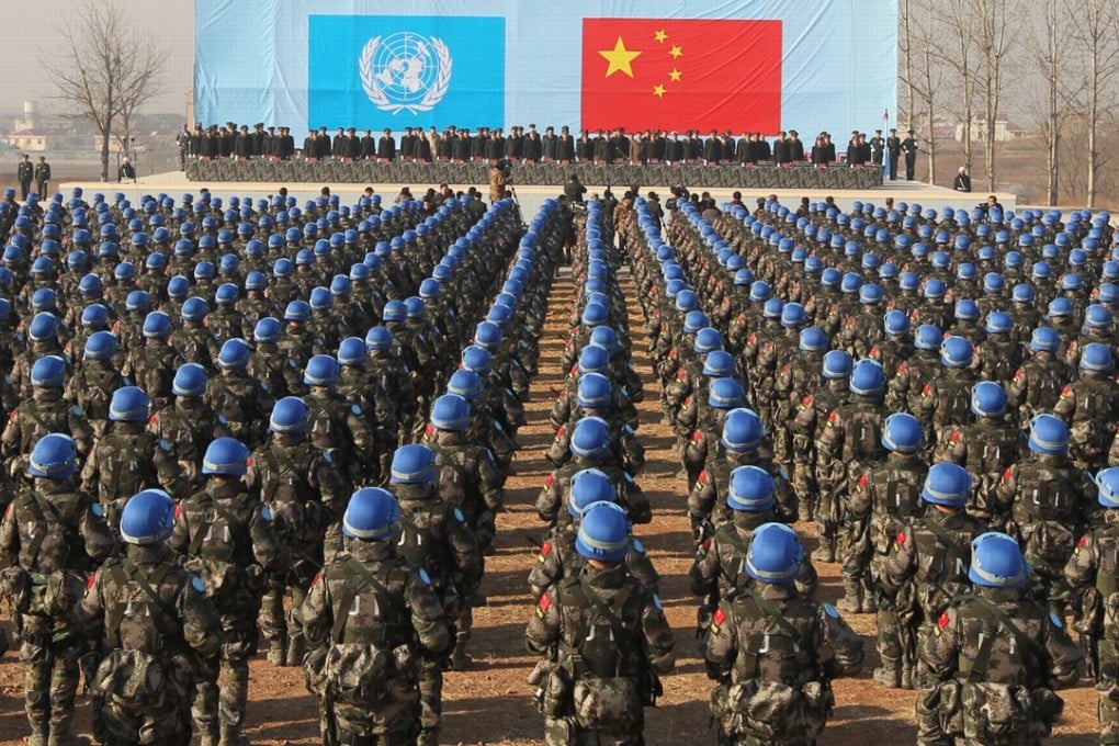 China last week completed the registration of a UN standby peacekeeping force comprising 8,000 troops from infantry, helicopter and transport units. Photo: Xinhua