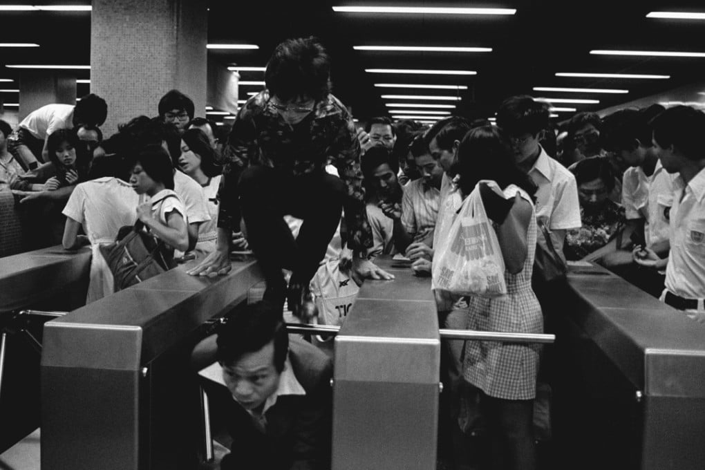 “Bedlam” – the MTR’s first day, October 1, 1979. Pictures: SCMP