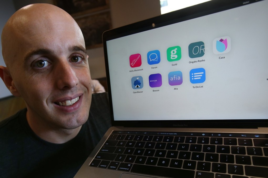 Larry Salibra, a cybersecurity expert, is the sole Blockstack developer in Hong Kong. Photo: David Wong