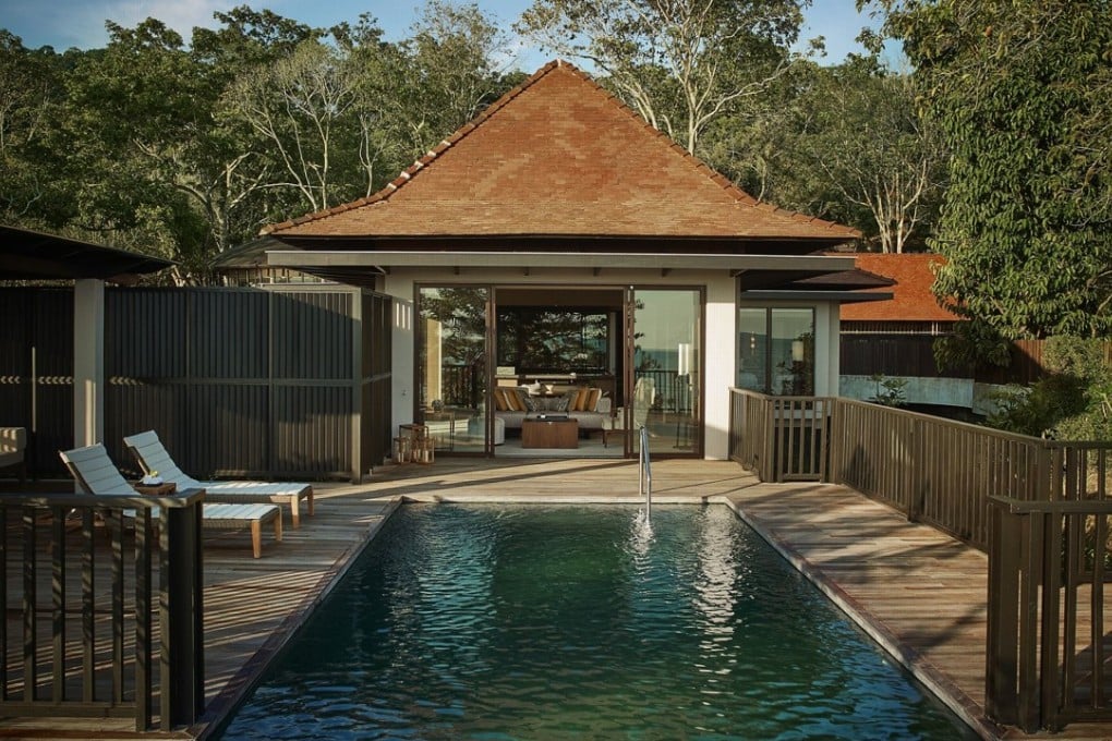 A pool at the Ritz-Carlton Langkawi.