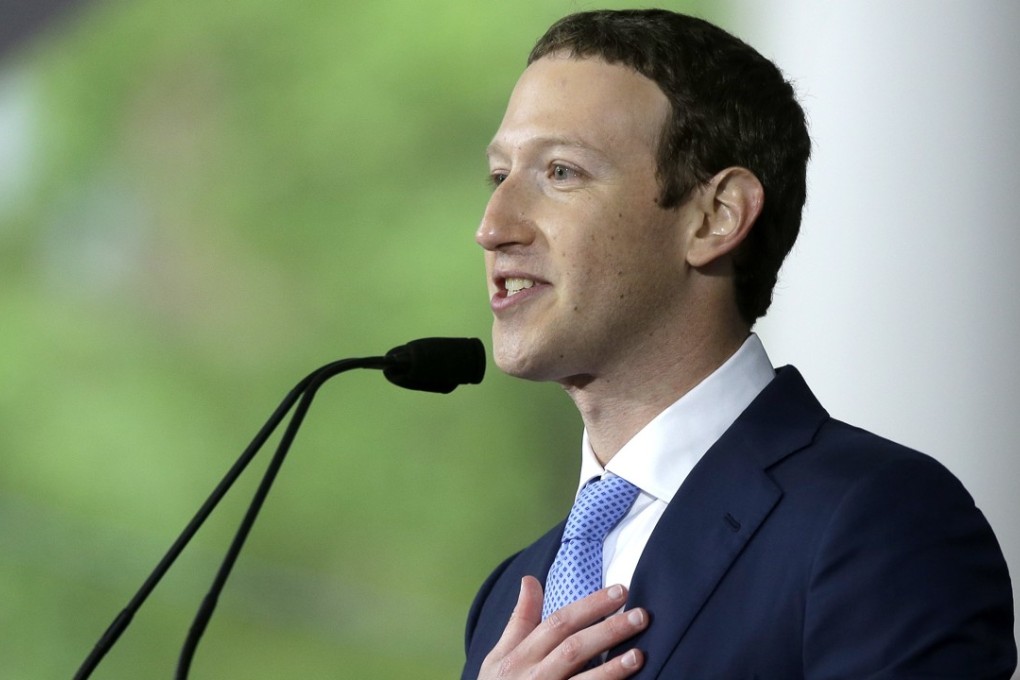 Facebook CEO and co-founder Mark Zuckerberg speaks at the Harvard University graduation ceremony in Cambridge, Massachusetts, on May 25. Photo: AP