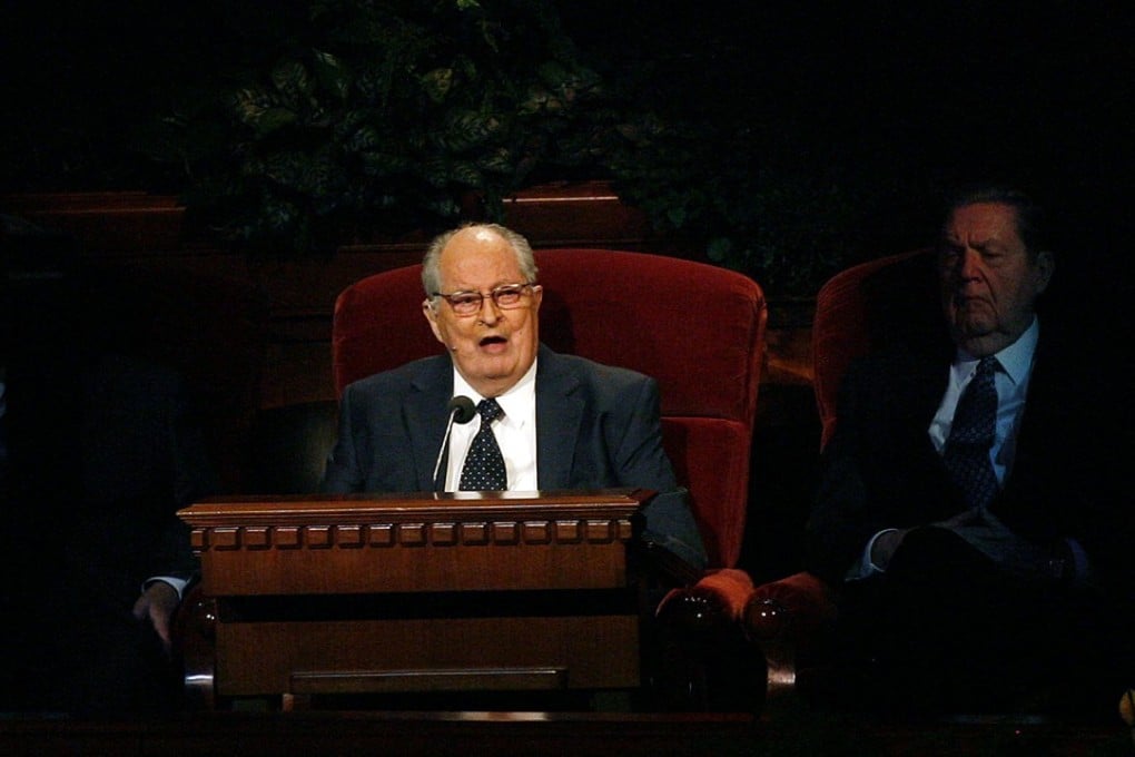 In this October 2, 2011, file photo, Mormon Elder Robert Hales speaks at the 181st Semiannual General Conference in Salt Lake City. Photo: AP