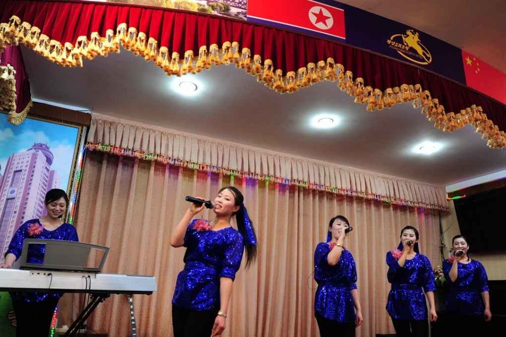 North Korean song and dance shows used to be an attraction in Dandong, Liaoning province, but performers have been heading home as a result of UN sanctions. Photo: AFP