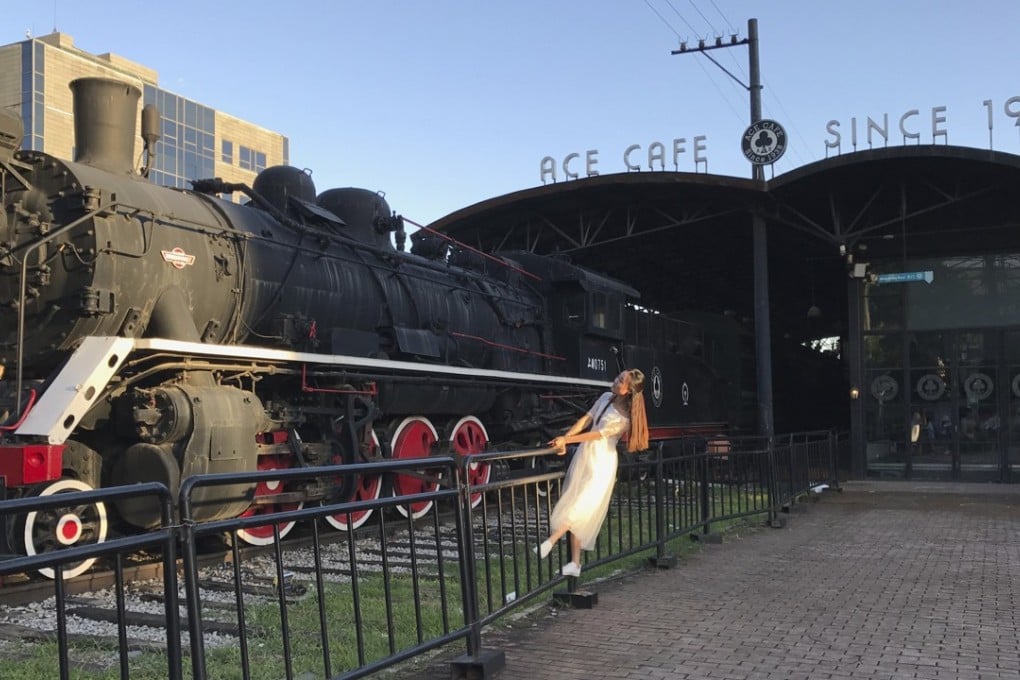 Ace Cafe in Beijing’s 798 Art District was built in a former railway station. Photo: Simina Mistreanu