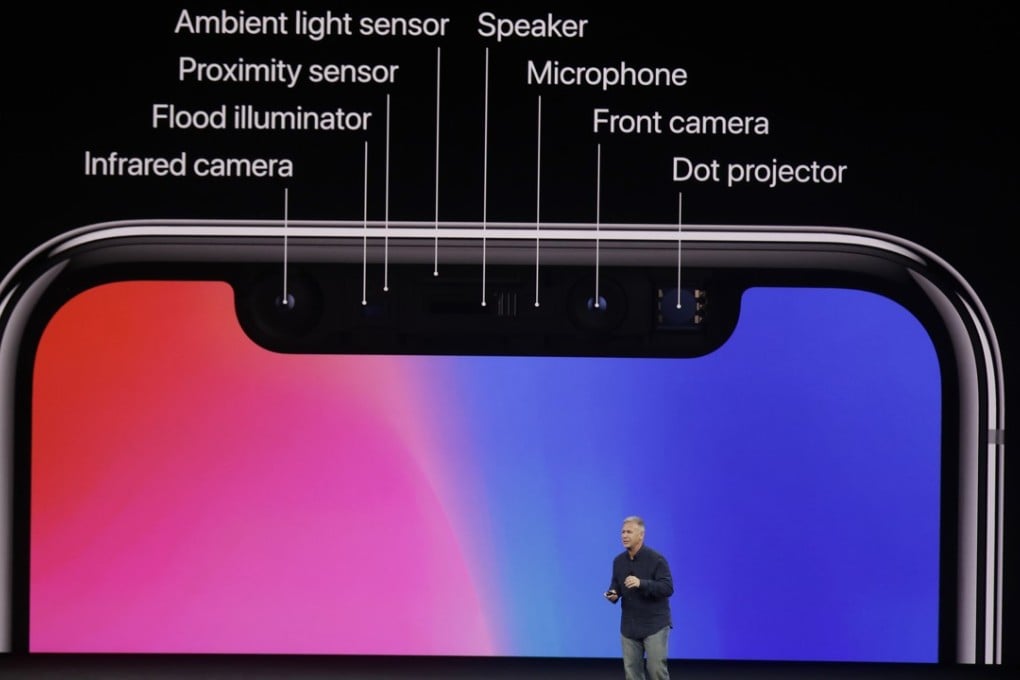Phil Schiller, Apple's senior vice president of worldwide marketing, shows off the features of the iPhone X last month. Analysts say the model could help Apple recover its cachet in China after slow sales of the iPhone 8 models. Photo: AP