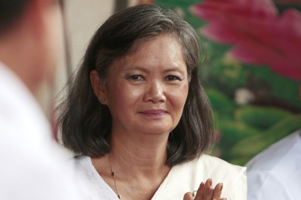 Mu Sochua, lawmaker from the main opposition Cambodia National Rescue Party (CNRP), has fled the country. File photo: AP