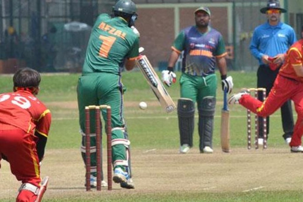 China bowl against Saudi Arabia in a World Cricket League Asia region match in Chiang Mai, China. Photo: ICC