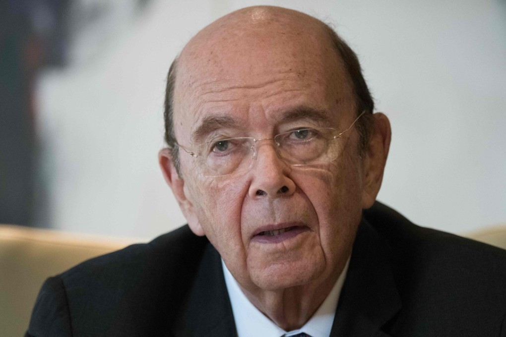 US Commerce Secretary Wilbur Ross answers questions at a round table briefing in Hong Kong. US business groups are accusing China of tilting the trading field against foreign companies in the country. Photo: AFP